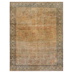 Antique Early 20th Century Persian Tabriz Carpet ( 6'x 7'10" - 183 x 240 )