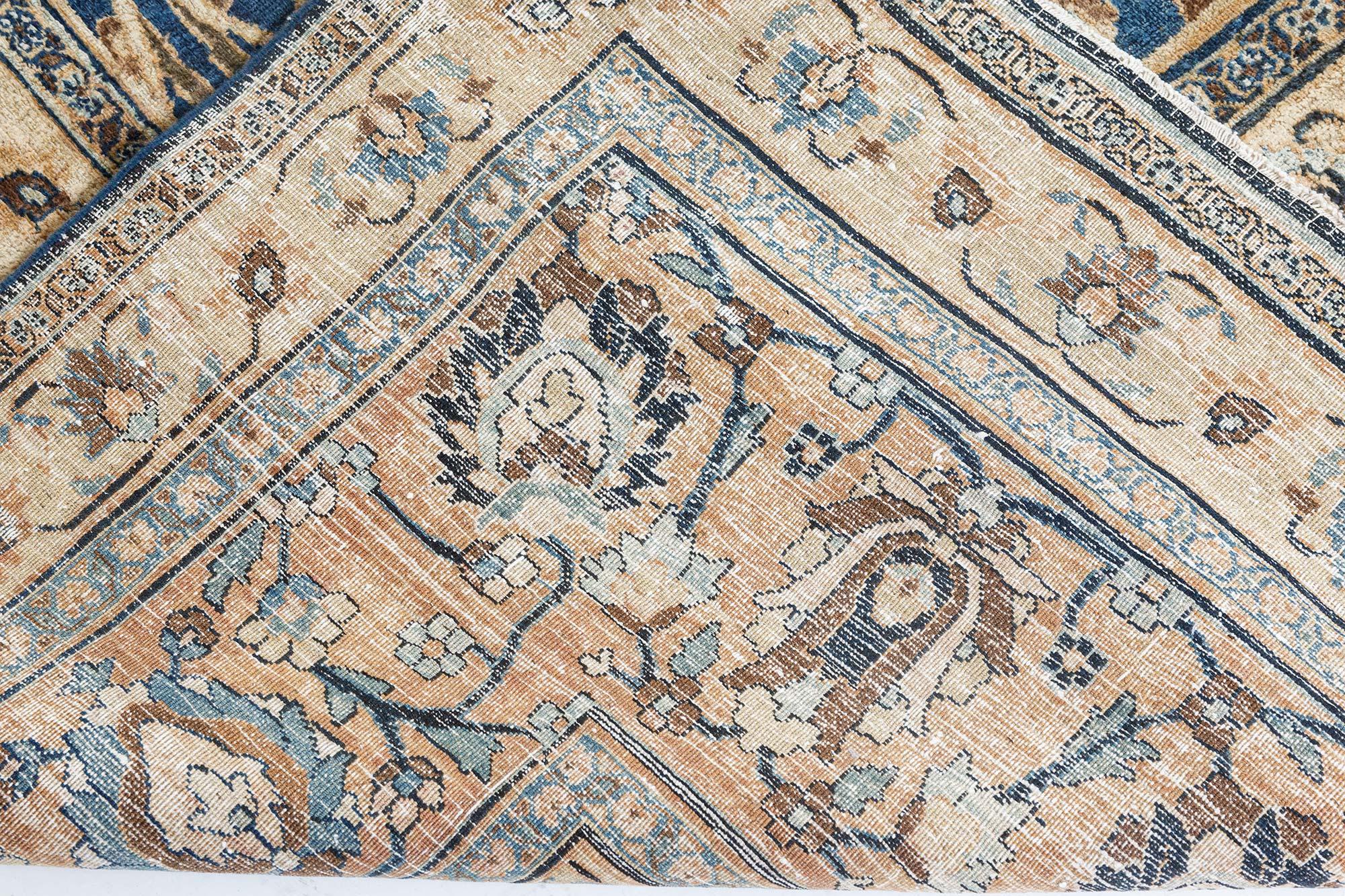 Persischer Wollteppich aus Täbris, frühes 20. Jahrhundert, handgefertigt im Angebot 3
