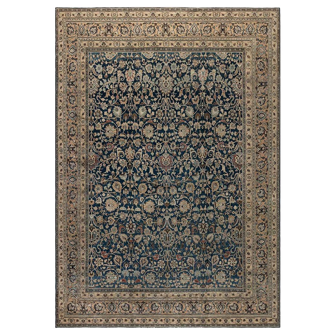 Early 20th Century Persian Tabriz Handmade Wool Rug