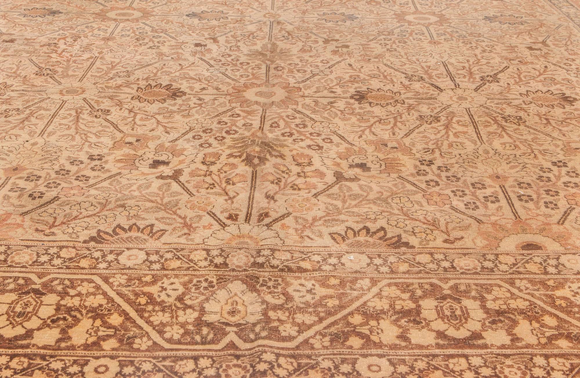 Noué à la main Tapis persan de Tabriz en laine fait à la main Doris Leslie Blau début du 20e siècle en vente