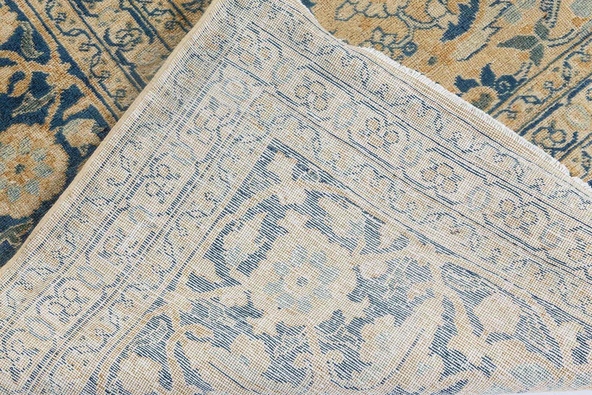 Doris Leslie Blau Tappeto di lana persiano Tabriz fatto a mano dell'inizio del XX secolo in vendita 2