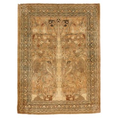 Early 20th Century Persian Tabriz Pictorial Accent Rug