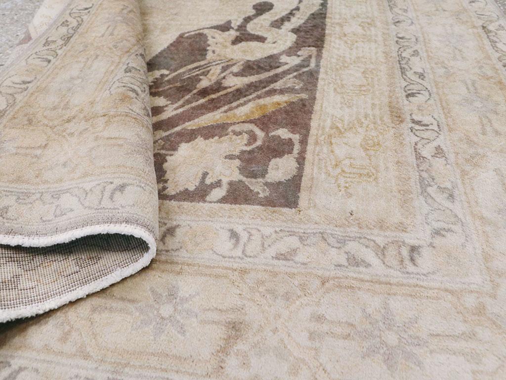 20ième siècle Tapis pictural persan Tabriz du début du 20e siècle en vente