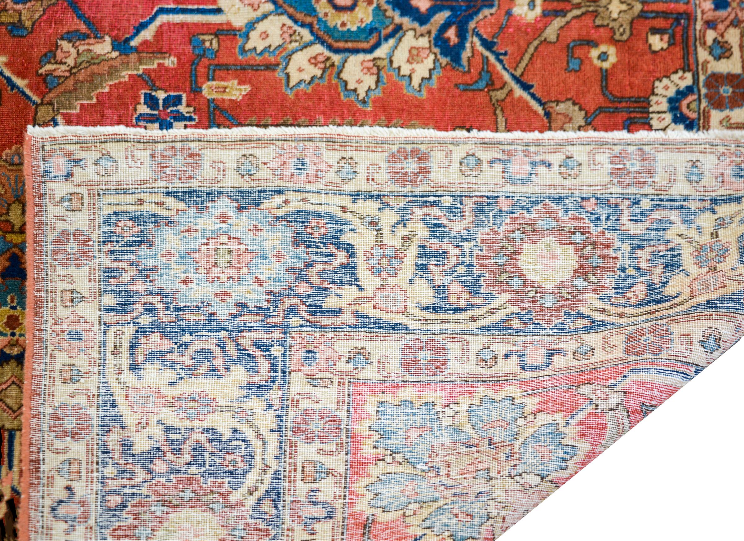 Persischer Täbriz-Teppich aus dem frühen 20. Jahrhundert im Angebot 5