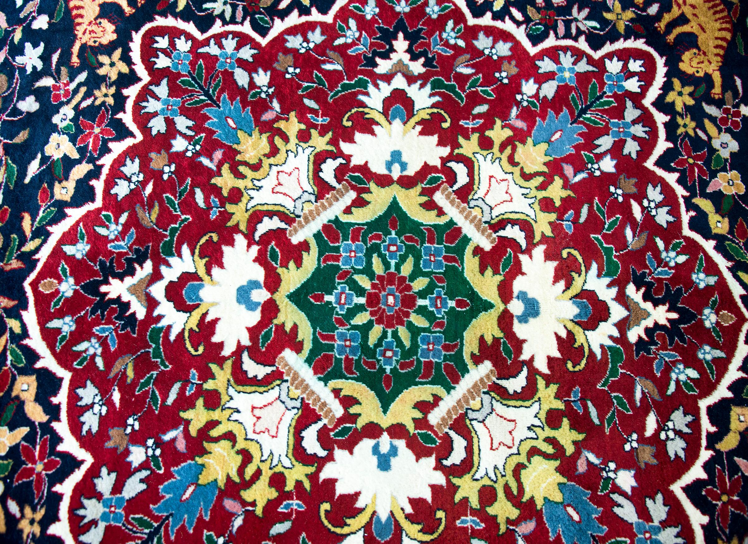 Tappeto persiano Tabriz dei primi del Novecento in vendita 5