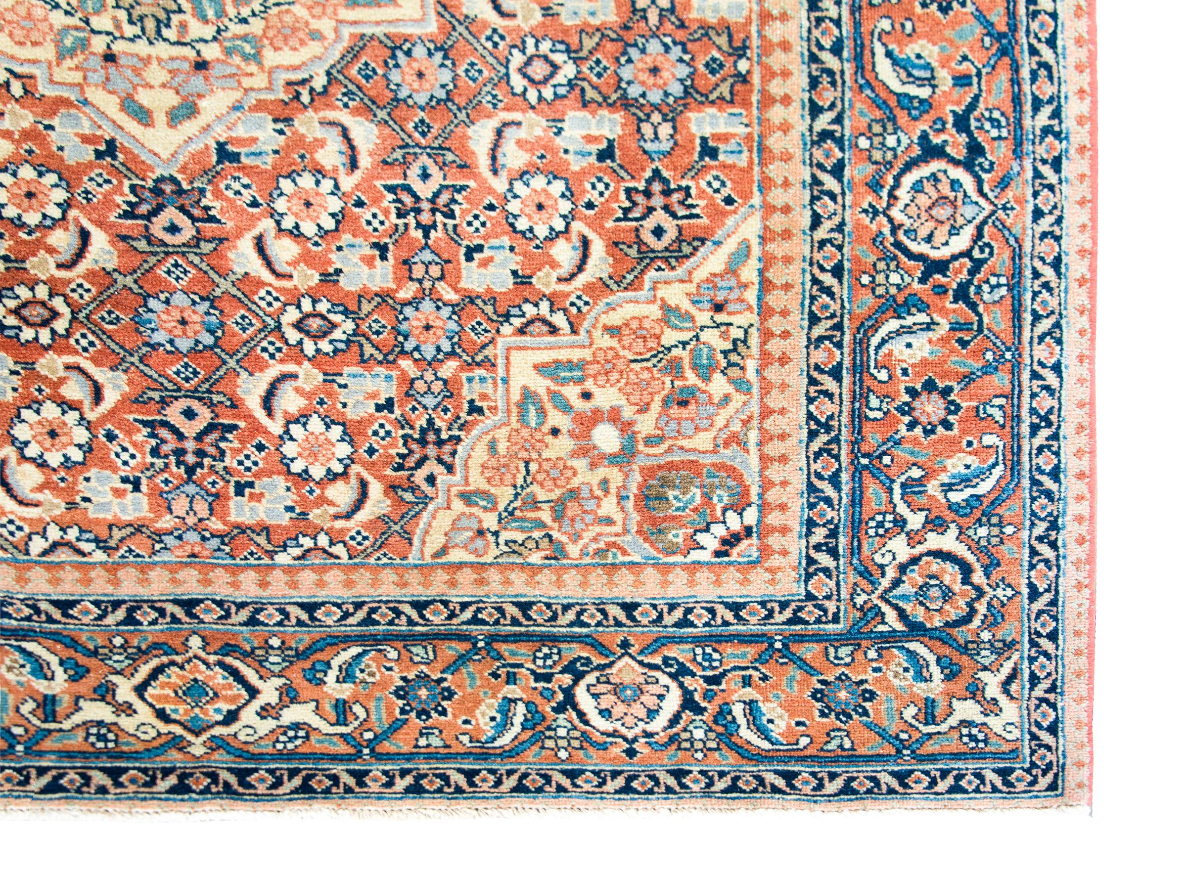Early 20th Century Persian Tabriz Rug For Sale 7