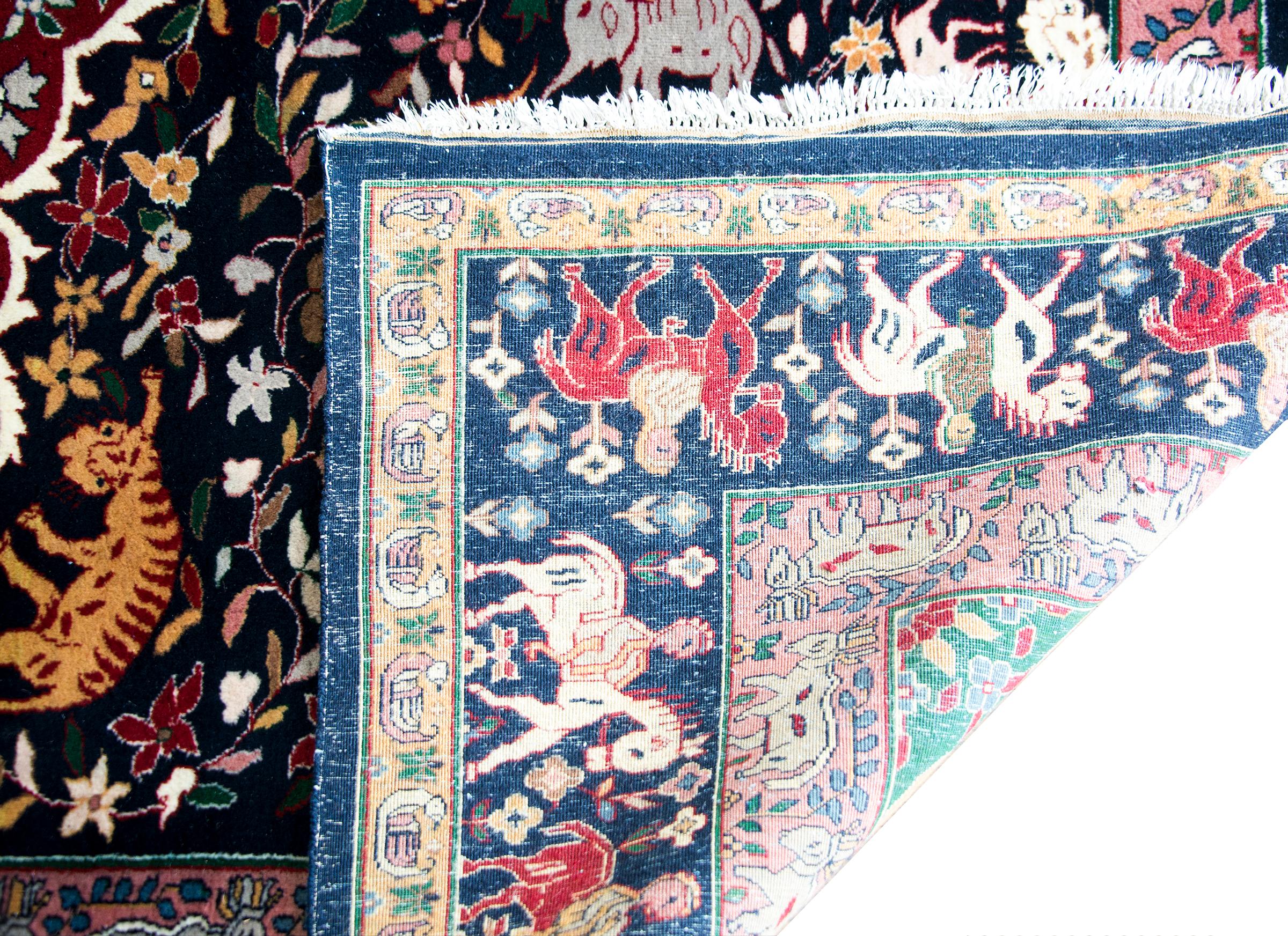 Tappeto persiano Tabriz dei primi del Novecento in vendita 7