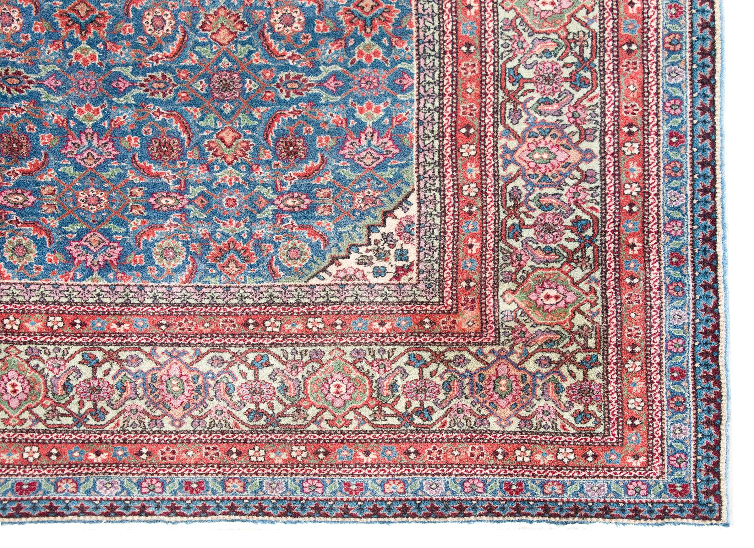 Tappeto persiano Tabriz dei primi del Novecento in vendita 7