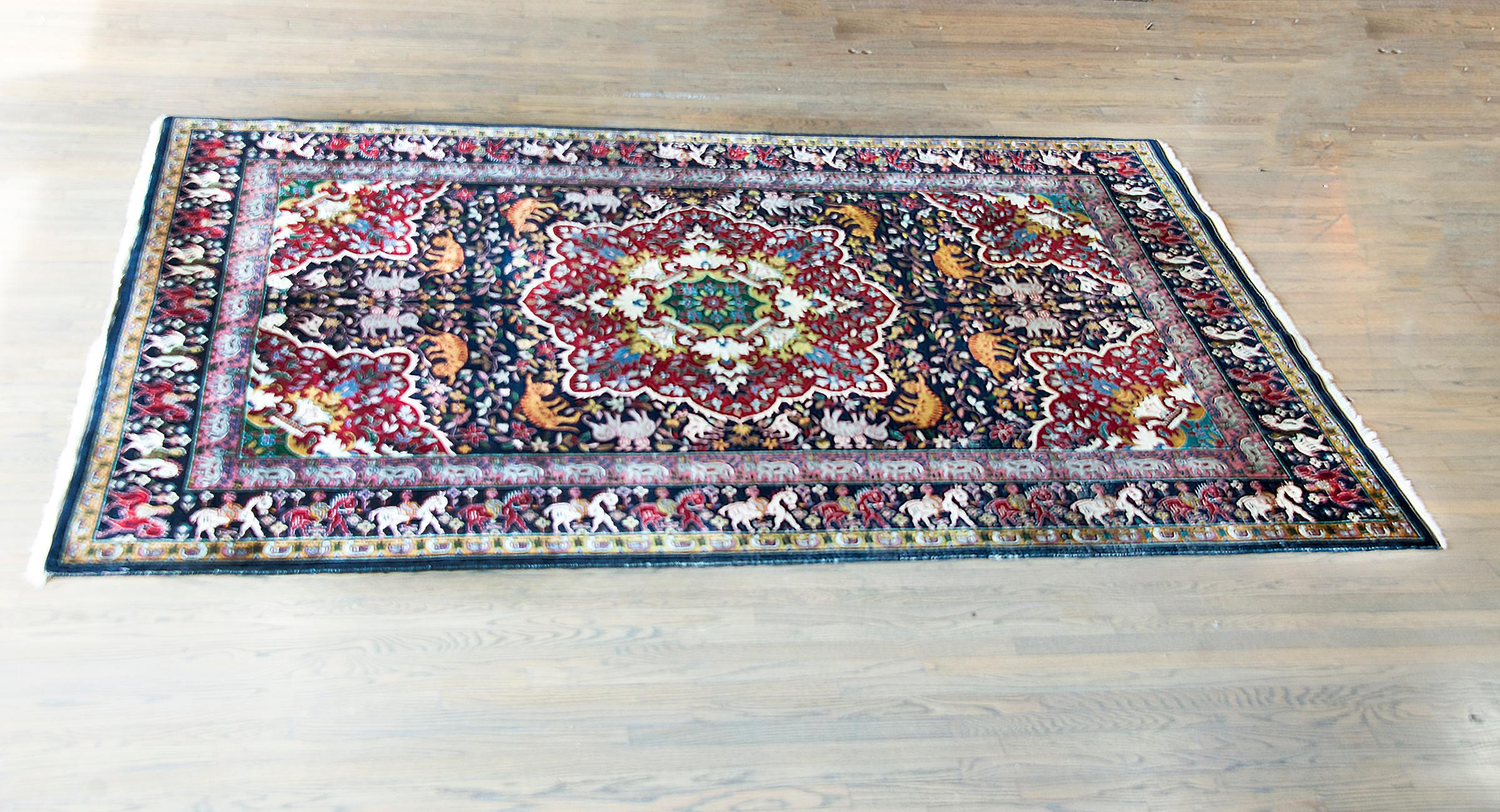 Tappeto persiano Tabriz dei primi del Novecento in vendita 8