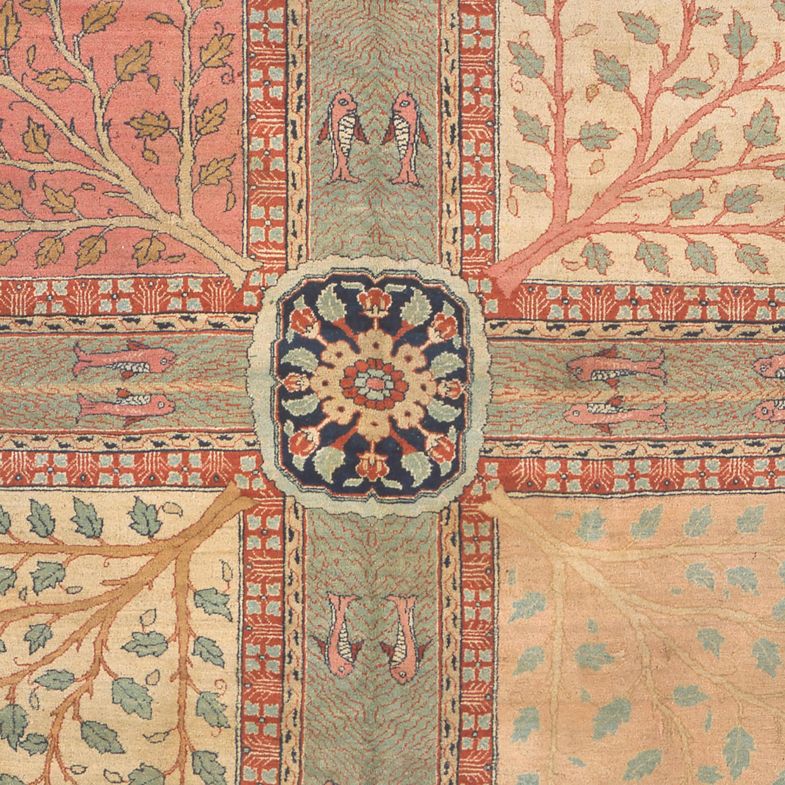 Persischer Täbriz-Teppich aus dem frühen 20. Jahrhundert (Tabriz) im Angebot