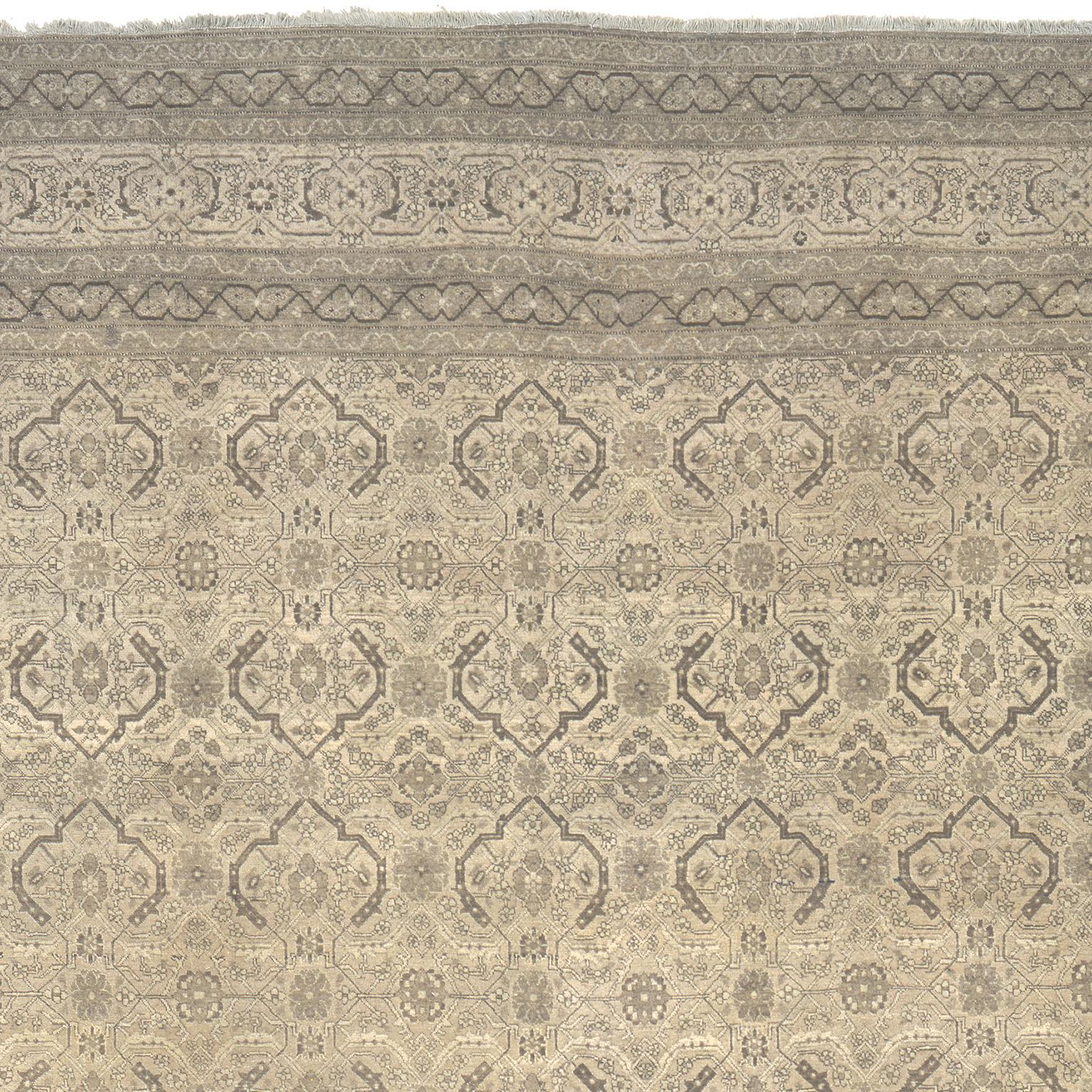 Early 20th Century Persian Tabriz Rug Tejido a mano en venta