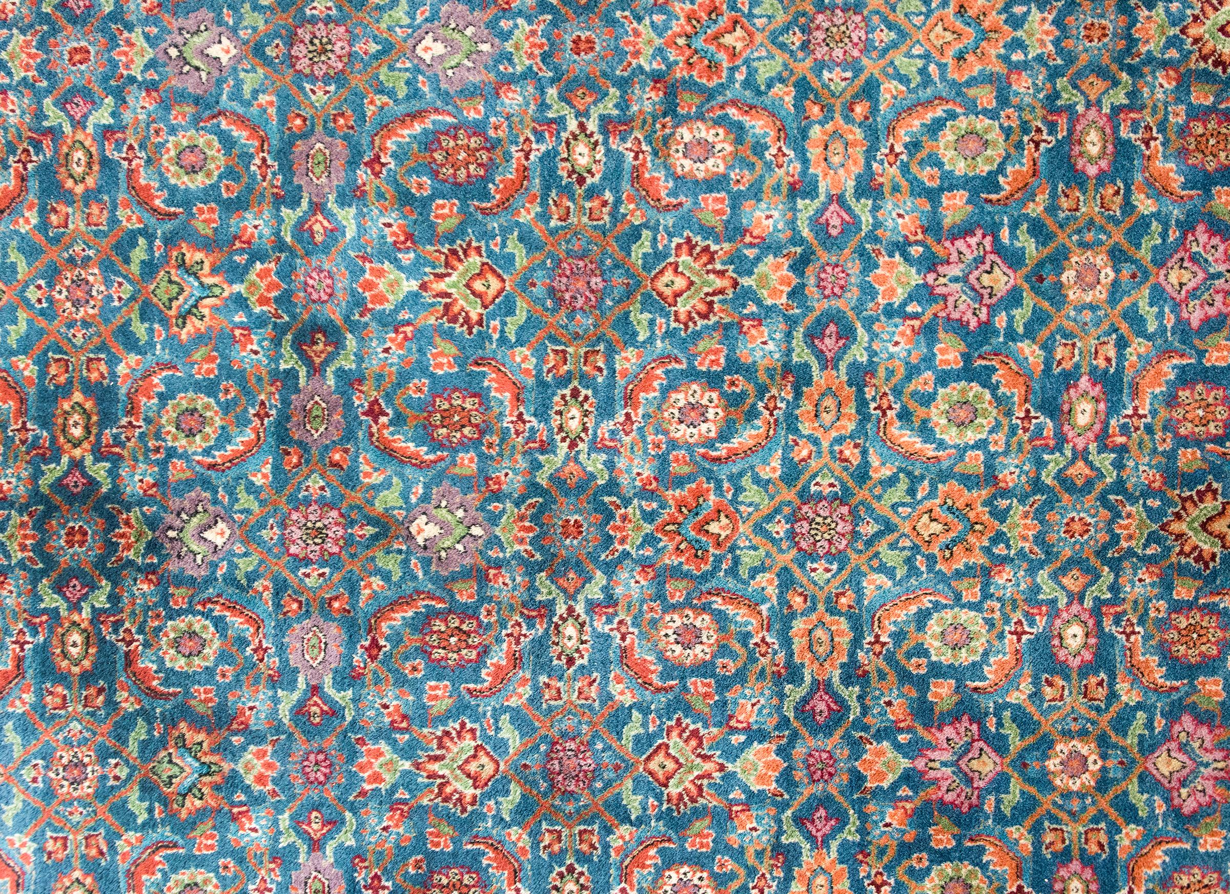 Tappeto persiano Tabriz dei primi del Novecento In condizioni buone in vendita a Chicago, IL