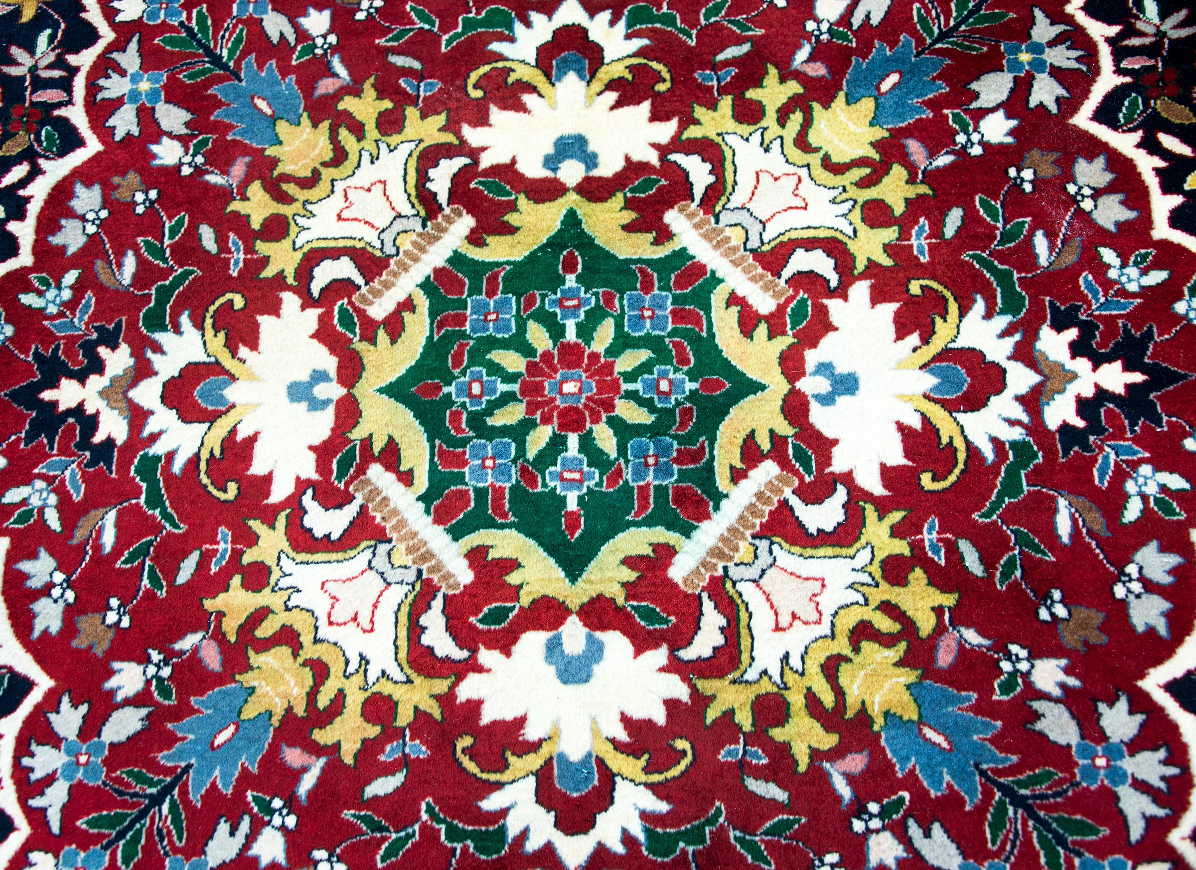 Lana Tappeto persiano Tabriz dei primi del Novecento in vendita