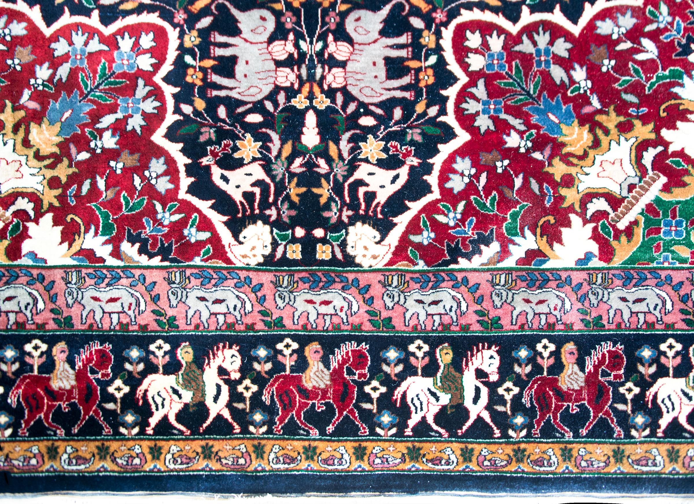 Tappeto persiano Tabriz dei primi del Novecento in vendita 1
