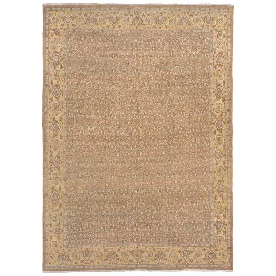 Elizabethan Rug Vintage Persian Mashhad Area Rug with Elizabethan Style and French ...