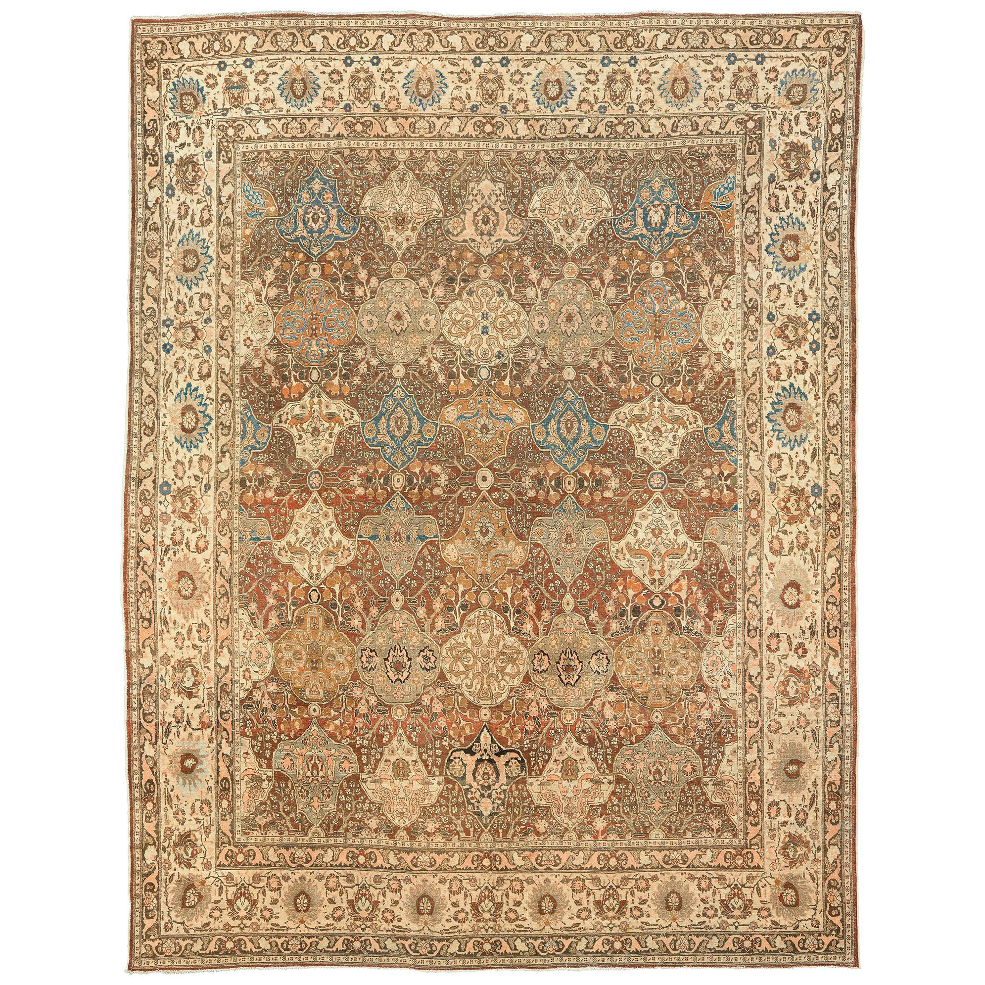 Early 20th Century Persian Tabriz Rug