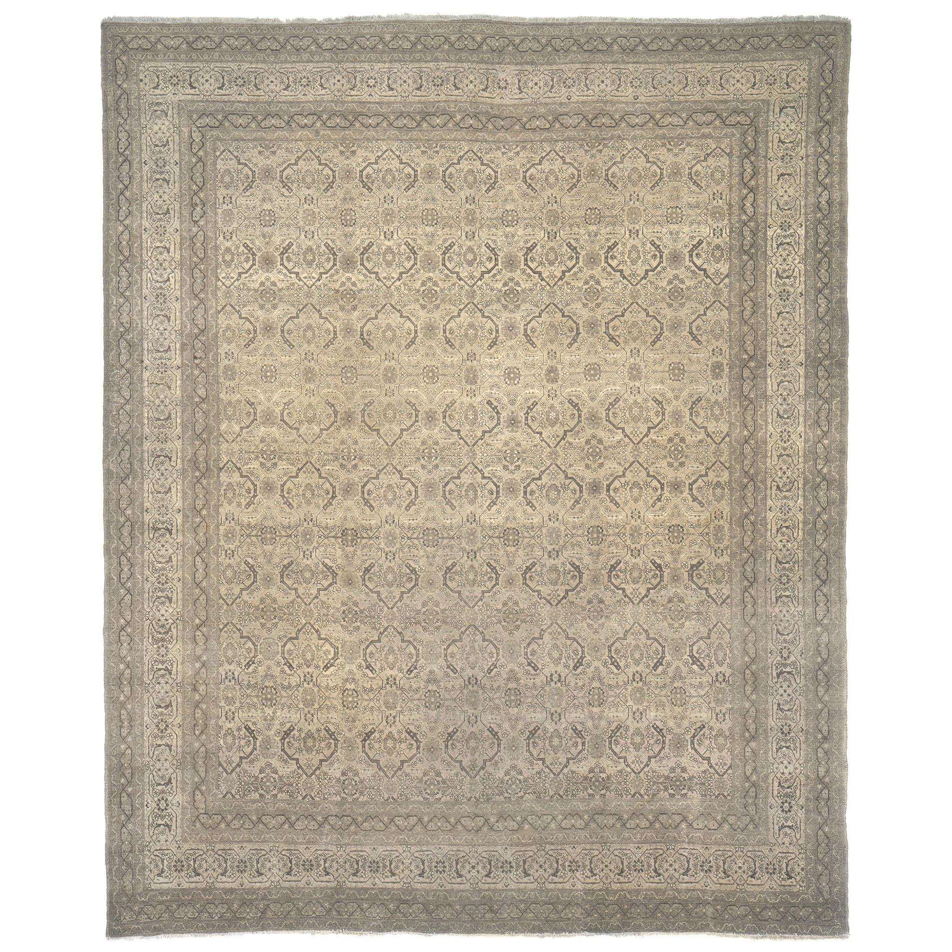 Early 20th Century Persian Tabriz Rug en venta