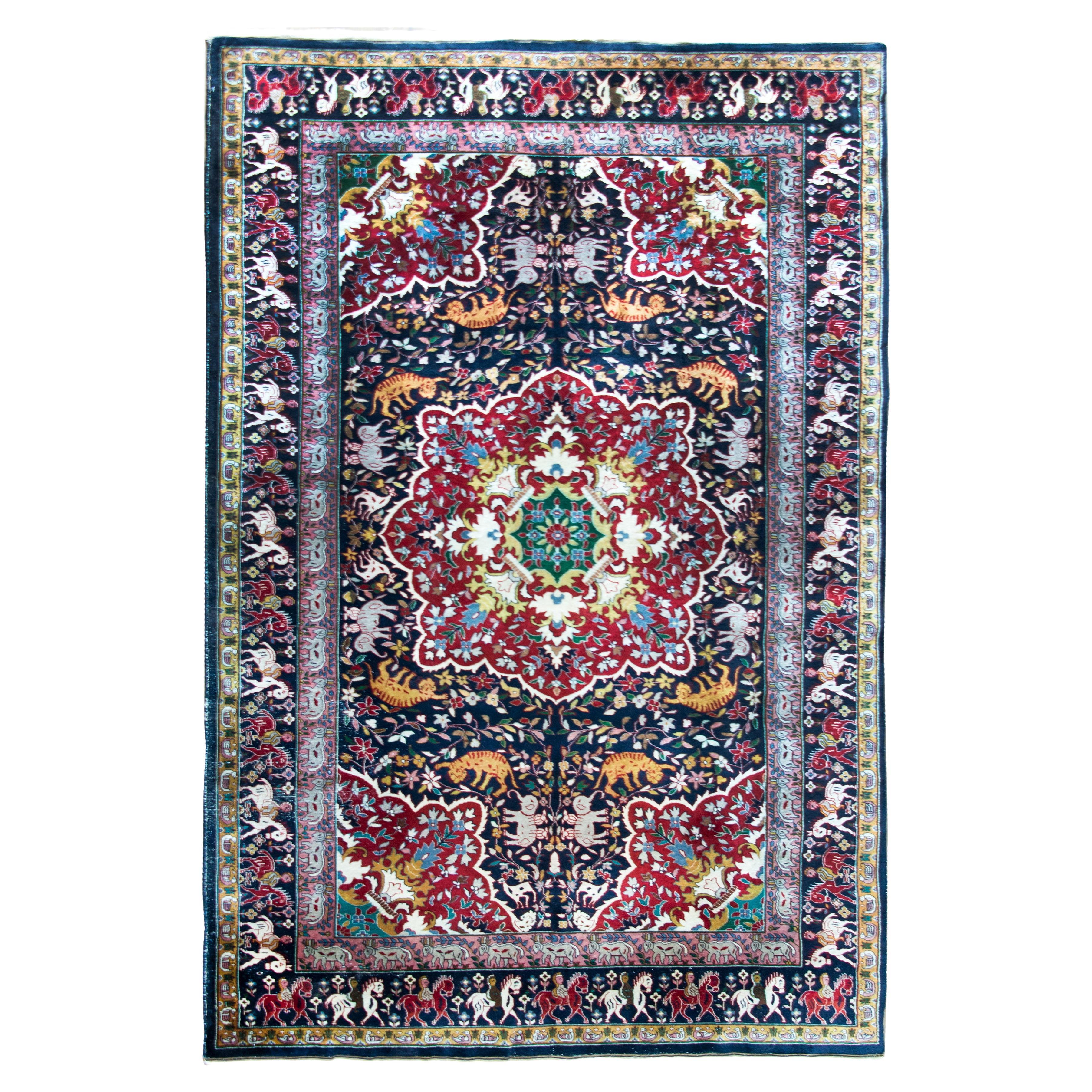 Tappeto persiano Tabriz dei primi del Novecento