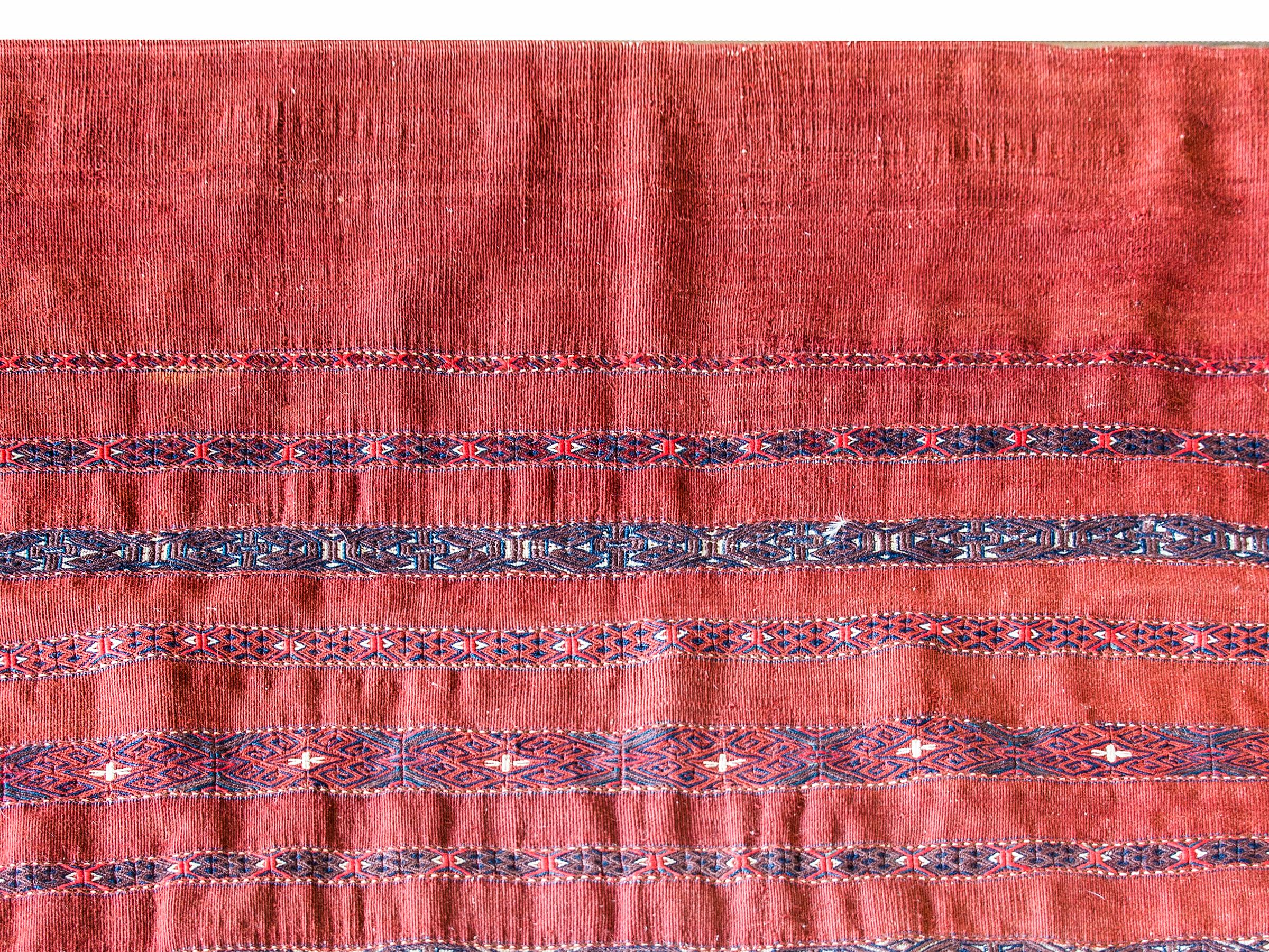 Persischer Turkman-Teppich aus dem frühen 20. (Stammeskunst) im Angebot