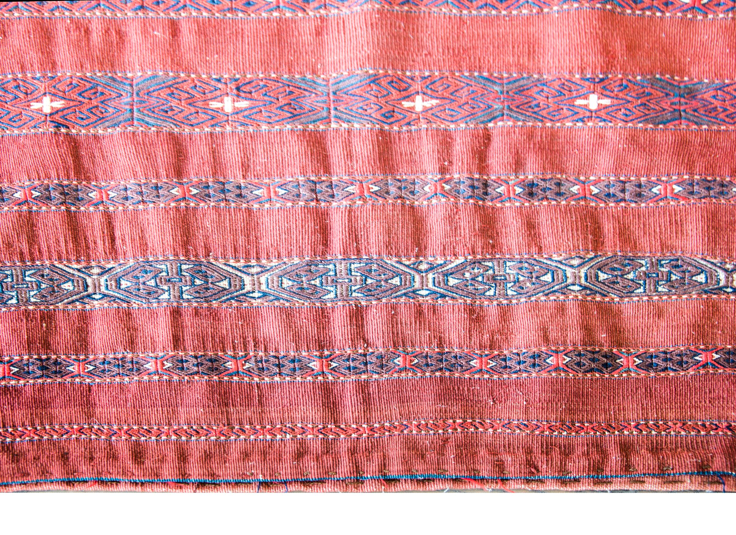 Persischer Turkman-Teppich aus dem frühen 20. (Wolle) im Angebot