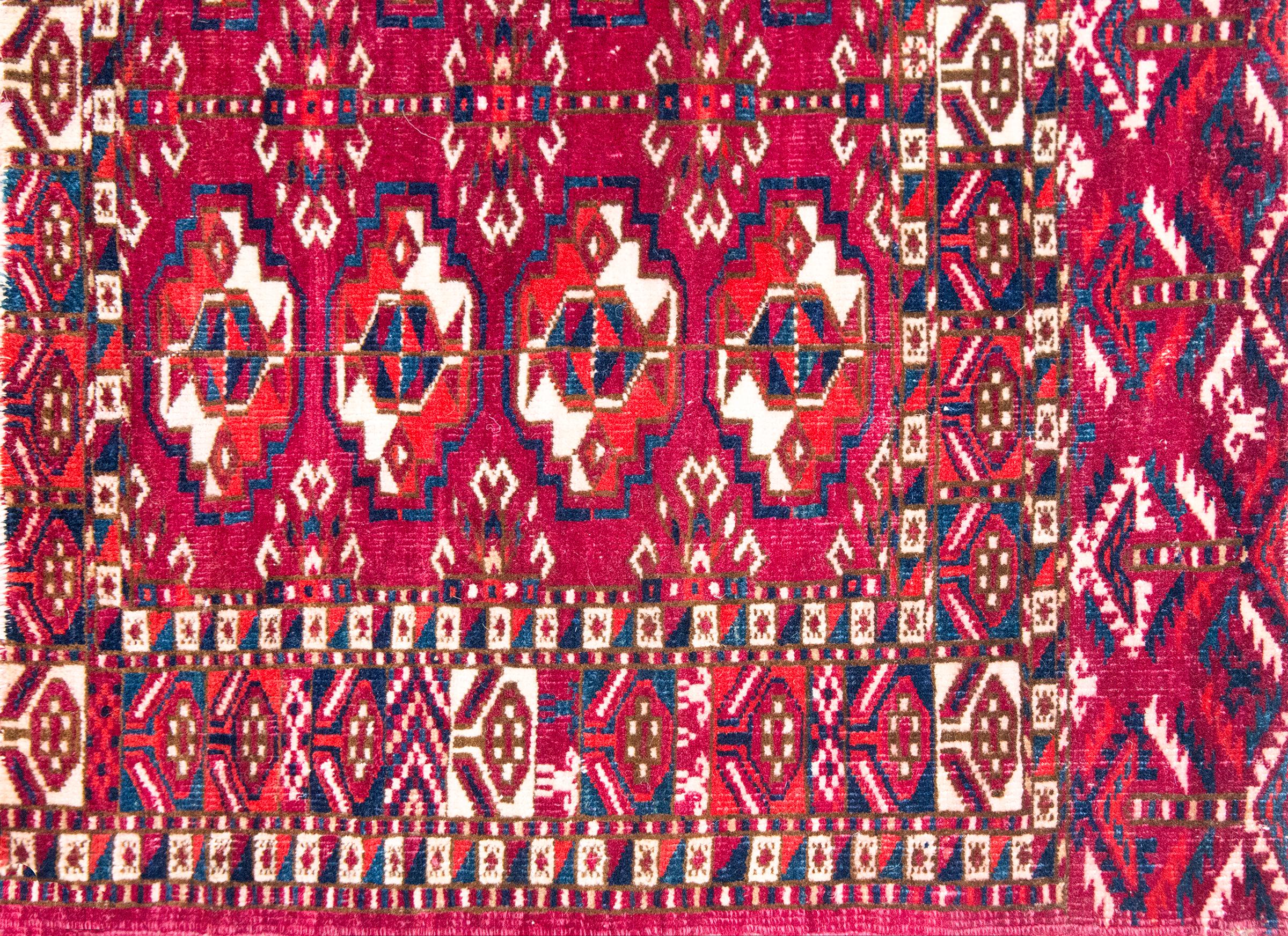 Early 20th Century Persian Turkmen Teke Rug For Sale 5