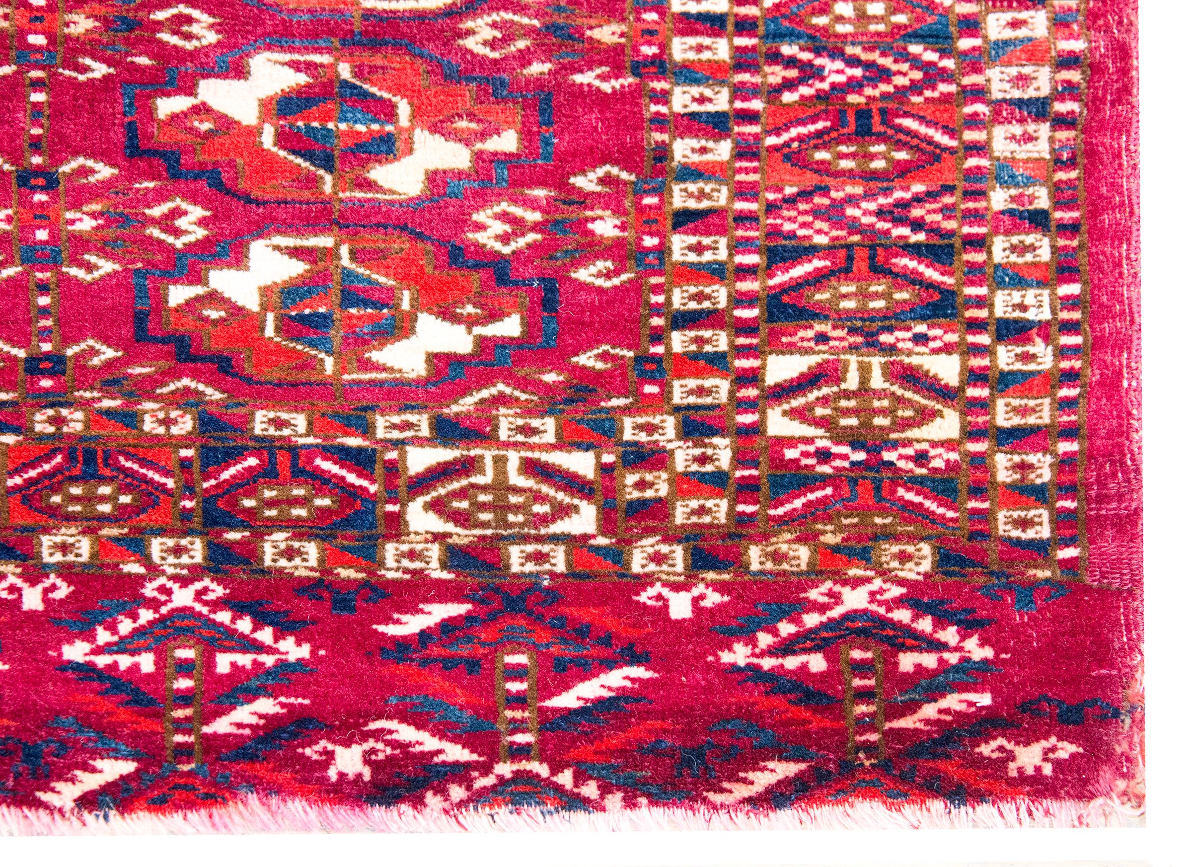 Early 20th Century Persian Turkmen Teke Rug For Sale 7
