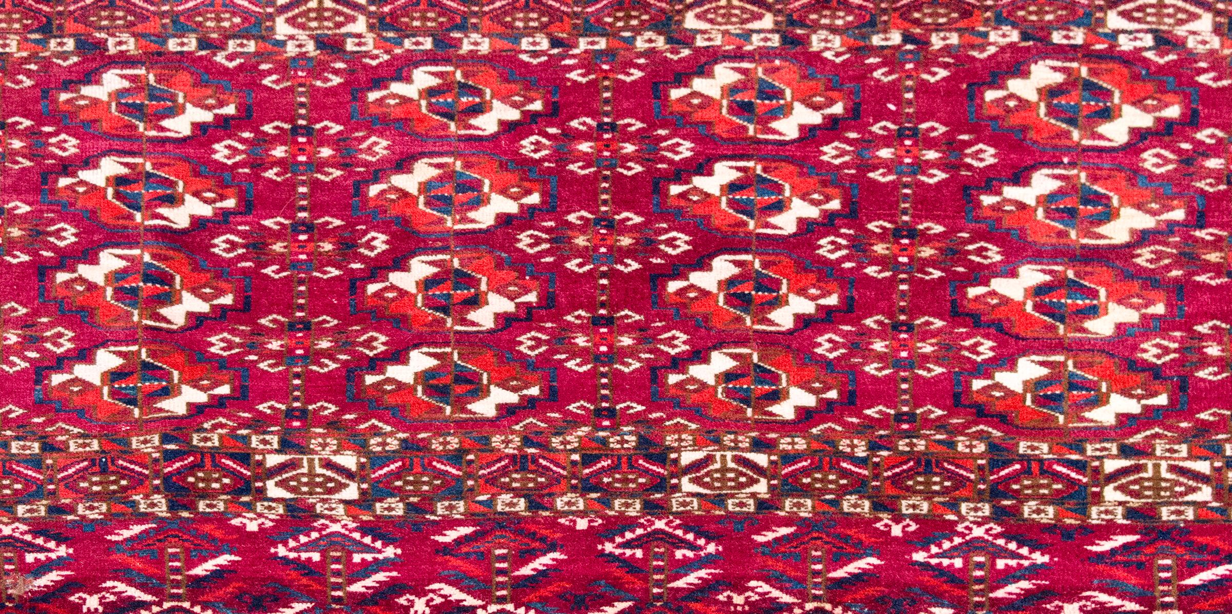 Early 20th Century Persian Turkmen Teke Rug For Sale 1