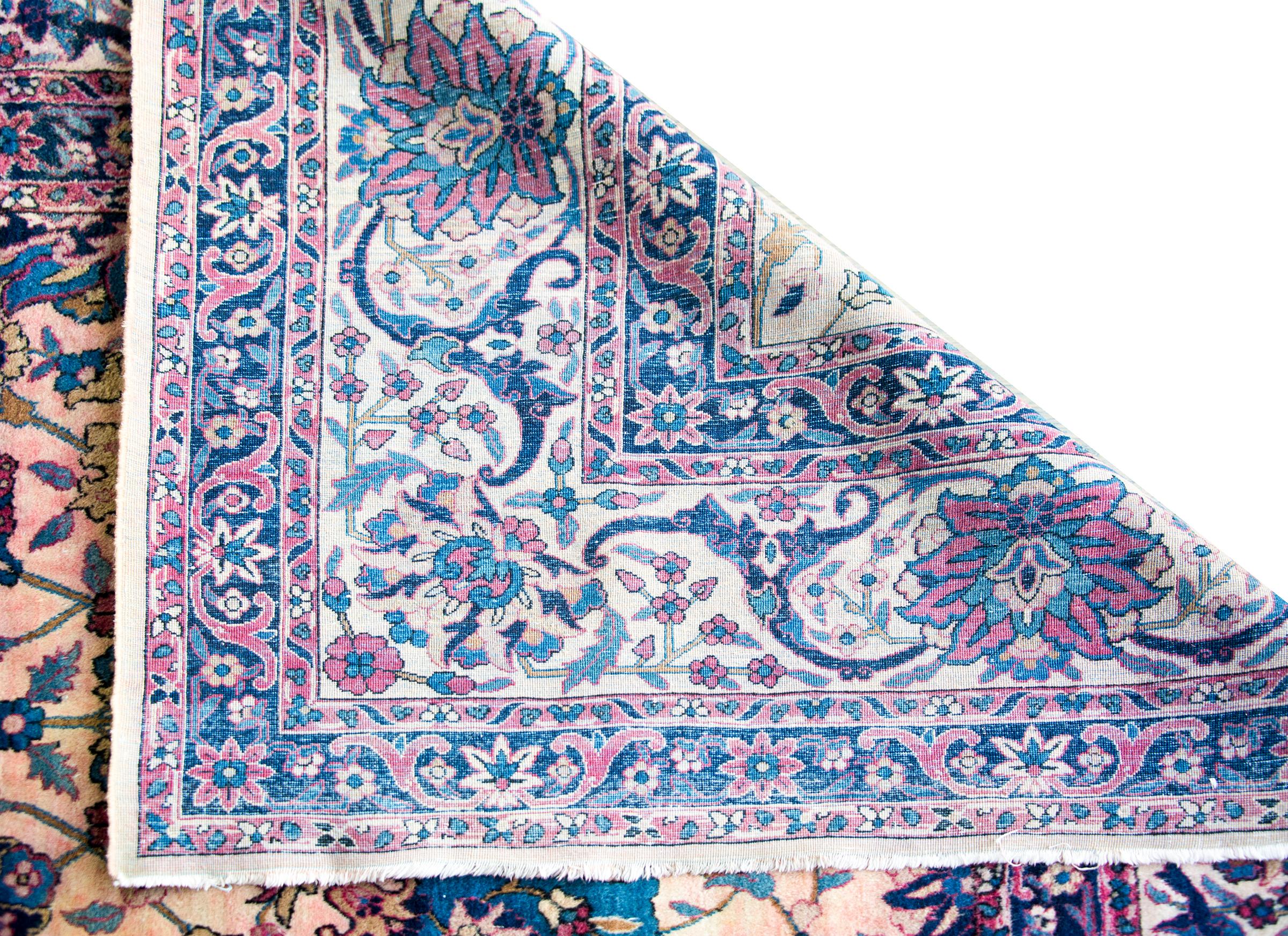 Tappeto persiano Yazd dei primi del Novecento in vendita 6