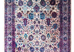 Early 20th Century Persian Yazd Rug