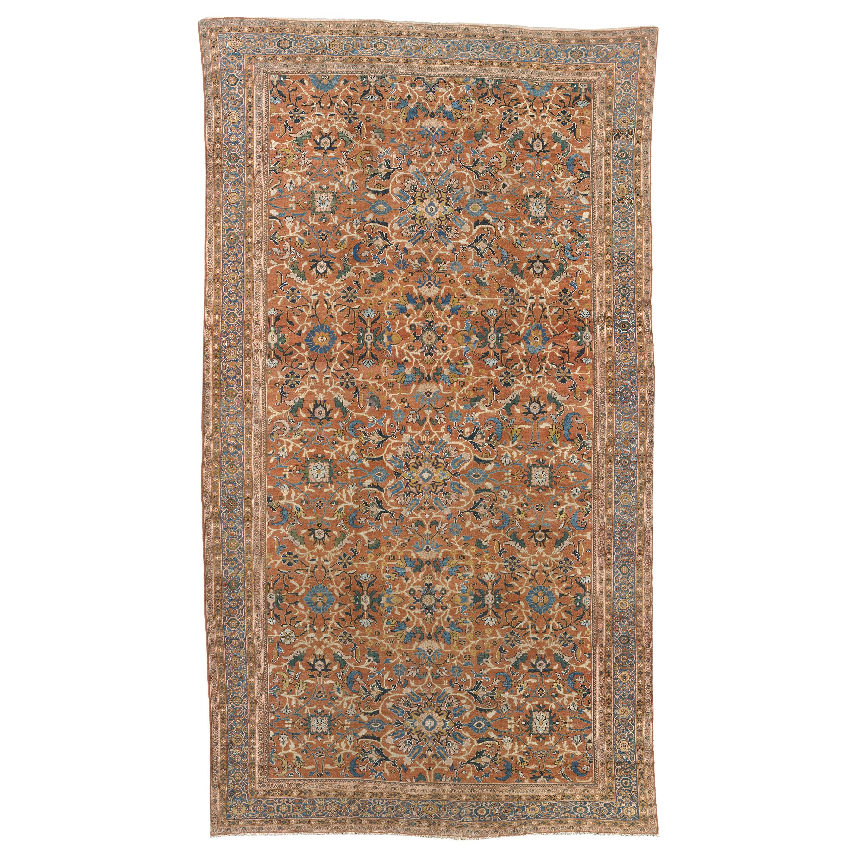 Early 20th Century Persian Ziegler Sultanabad Rug