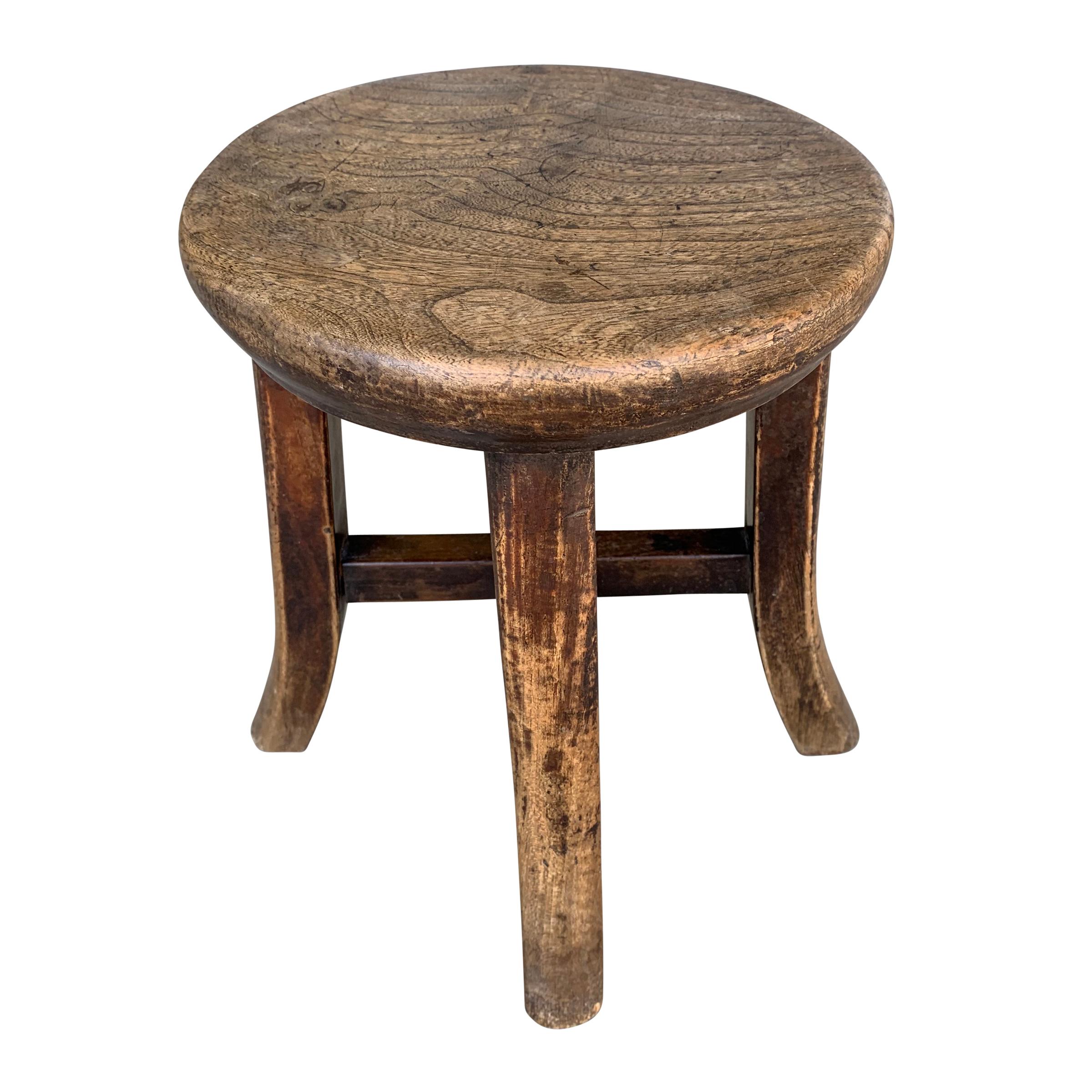 Country Early 20th Century Petite Chinese Stool