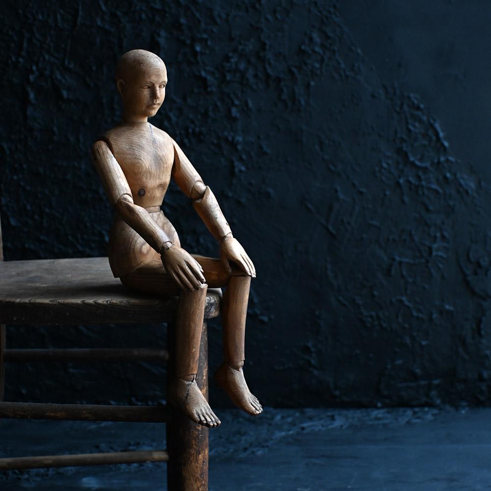 Early 20th Century Pine Artists Lay Figure For Sale 9