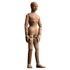Early 20th Century Pine Artists Lay Figure