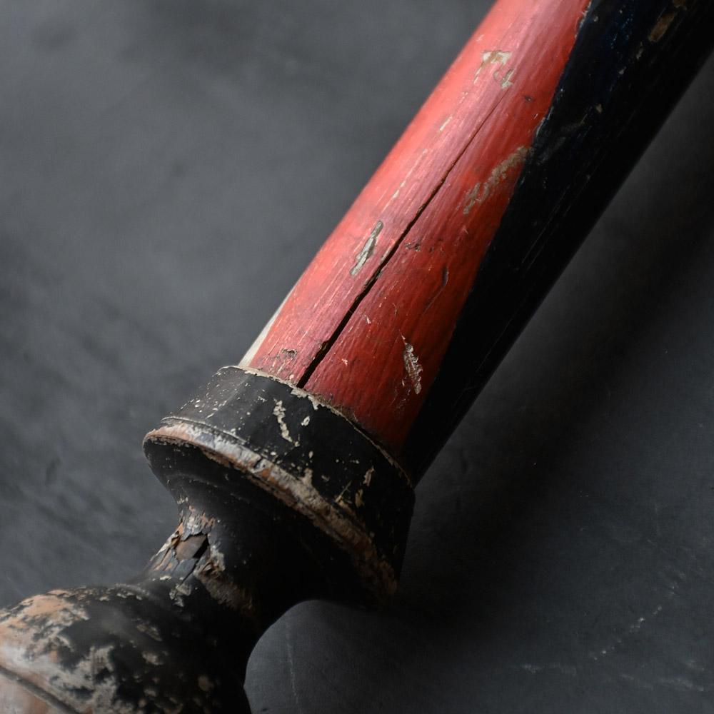 Early 20th Century Pine Barbers Pole 1