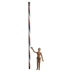 Early 20th Century Pine Barbers Pole