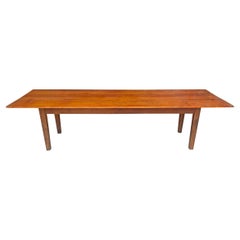 Used Early 20th Century Pine Harvest Table