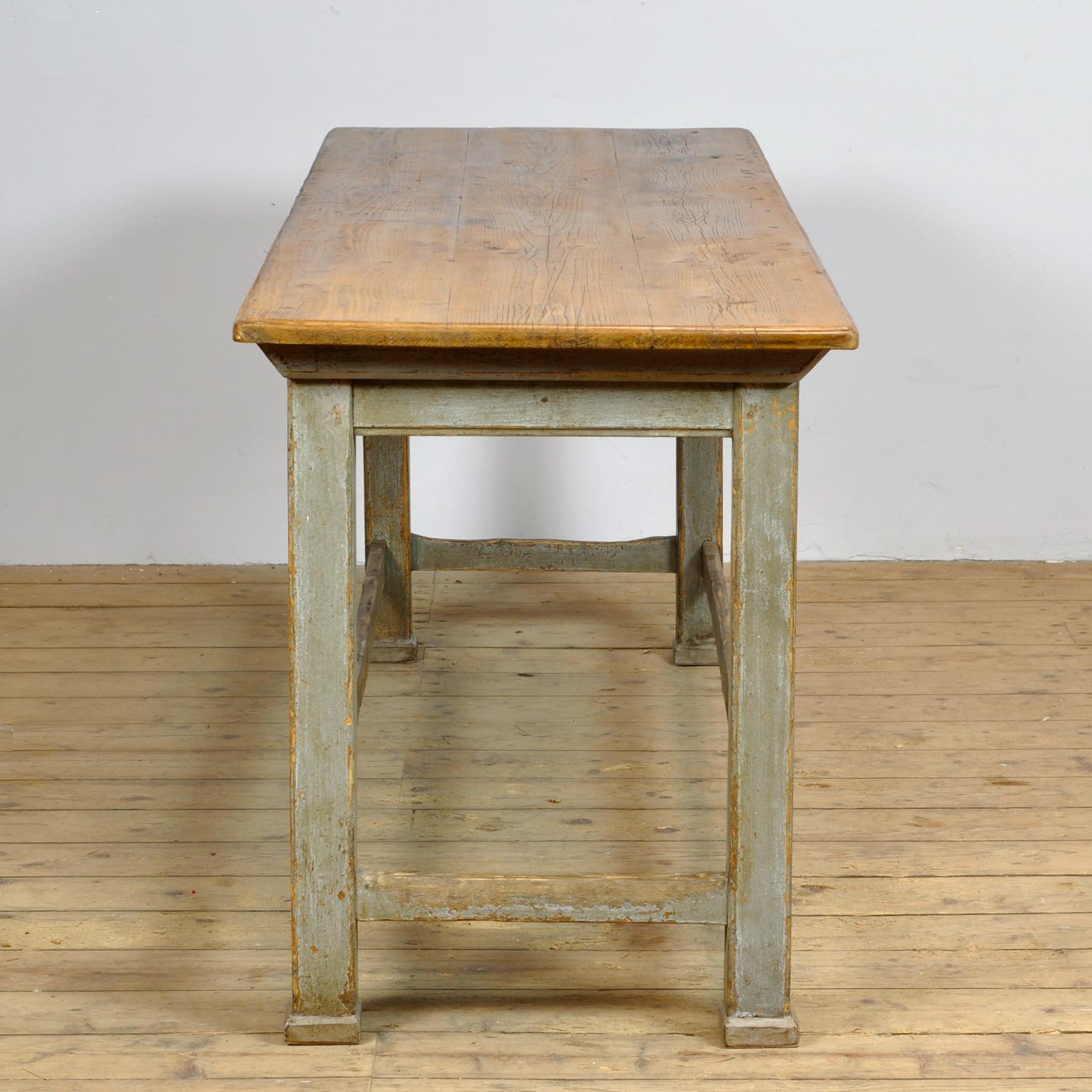 French Early 20th Century Pine Prep Table