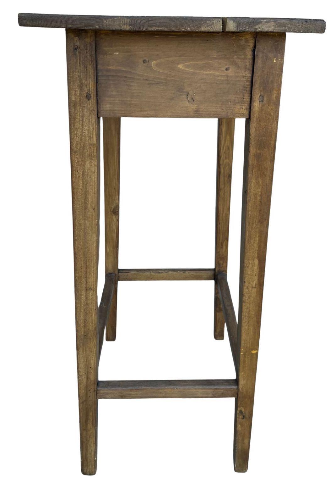 Mid-20th Century Early 20th Century Pine Side Table For Sale