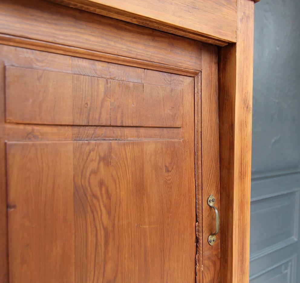 Early 20th Century Pitch Pine Cabinet with Sliding Doors 7