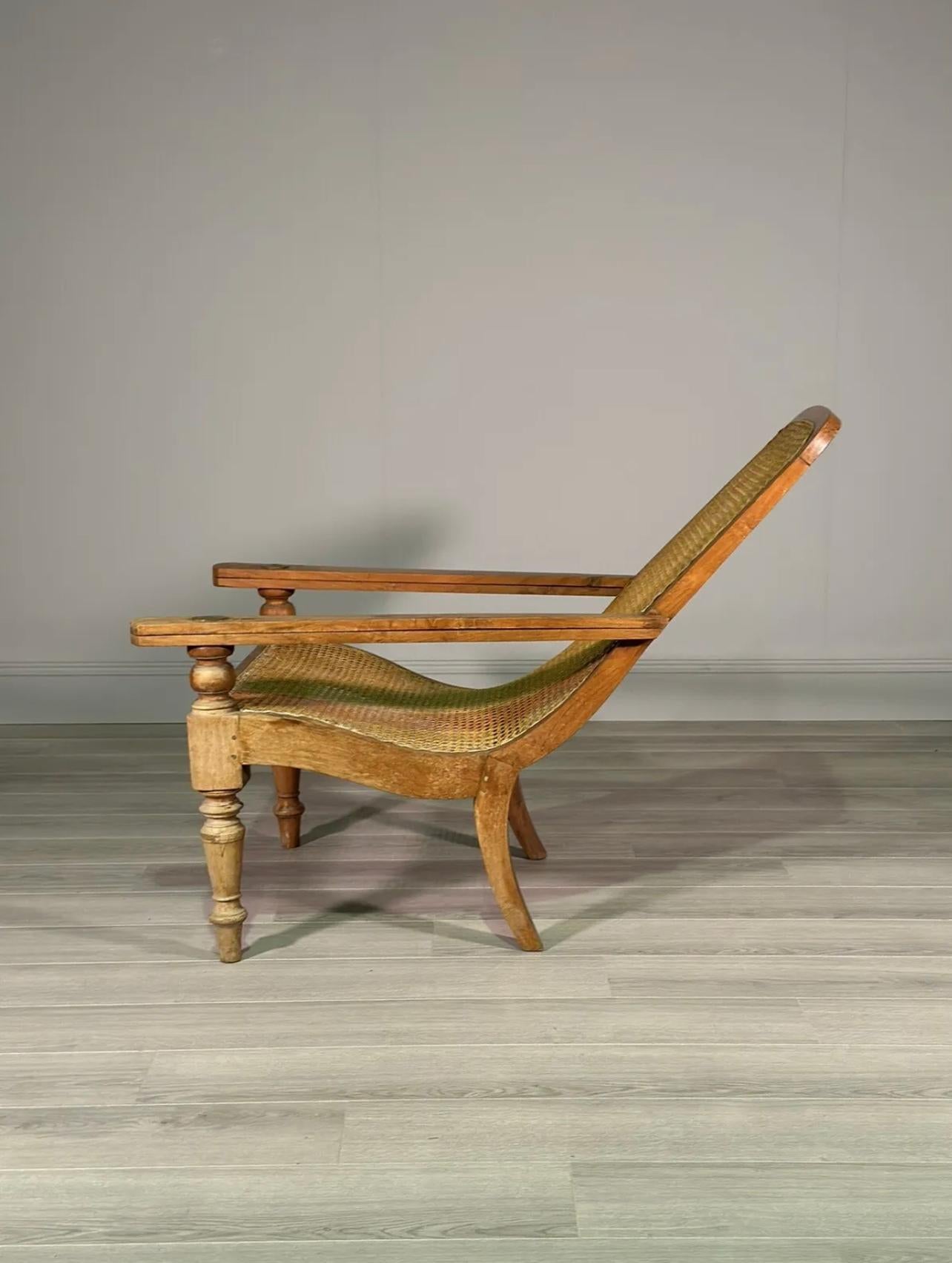 Early 20th Century Plantation Chair For Sale 3