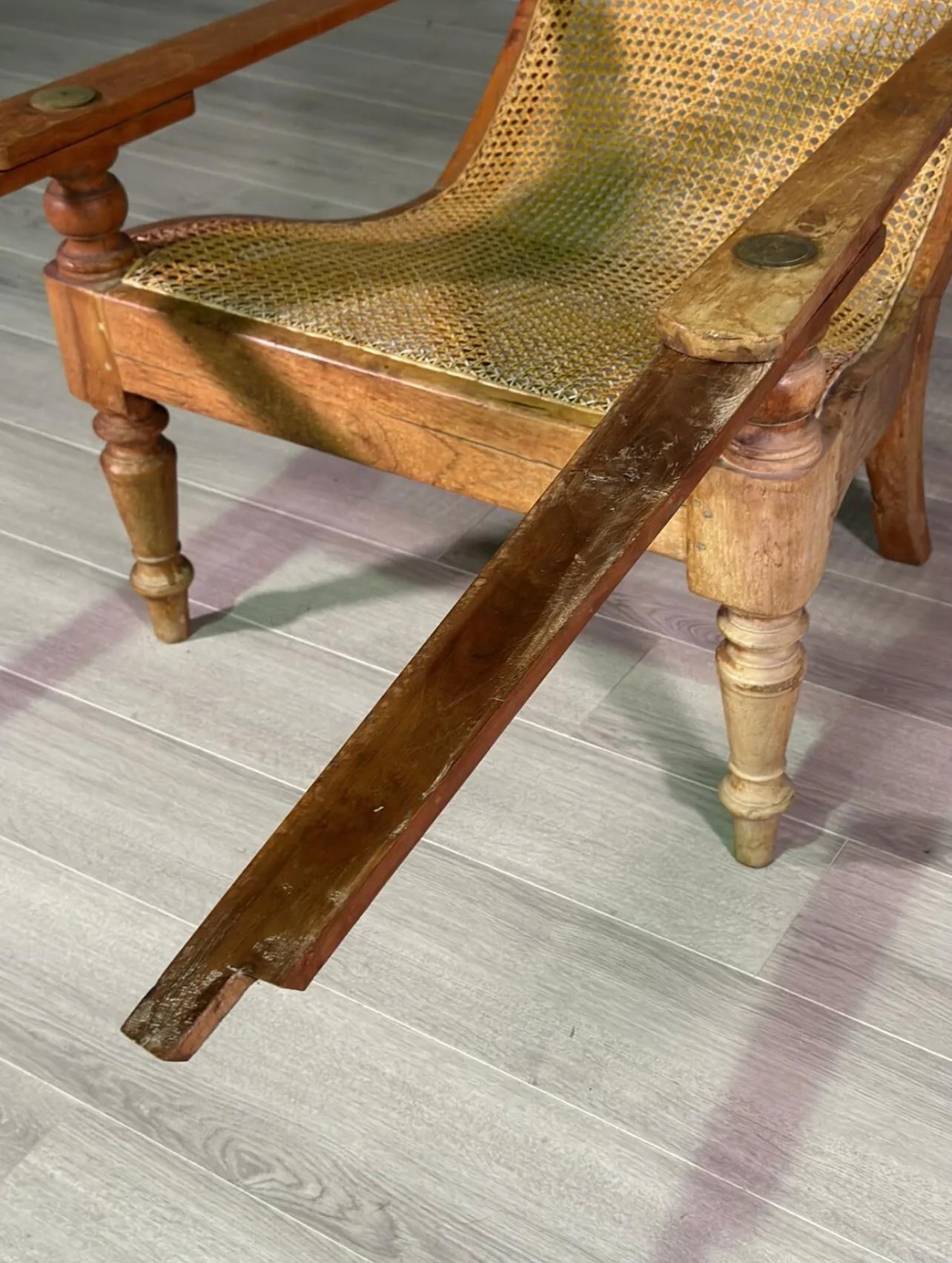 Early 20th Century Plantation Chair For Sale 4