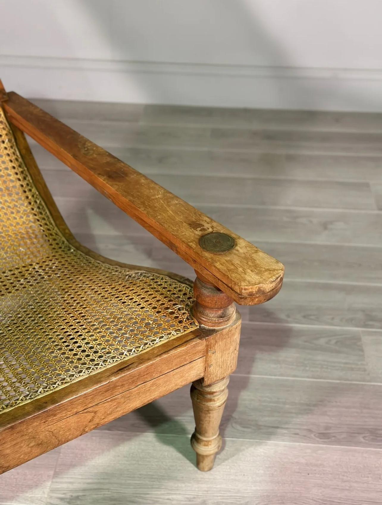 Indian Early 20th Century Plantation Chair For Sale