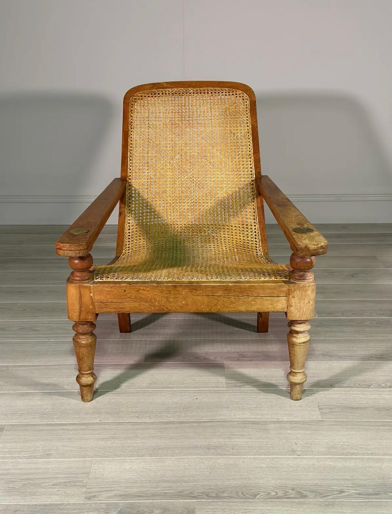 Early 20th Century Plantation Chair In Good Condition For Sale In Accrington, GB