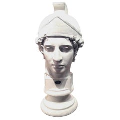 Early 20th Century Plaster Bust of a Roman Soldier