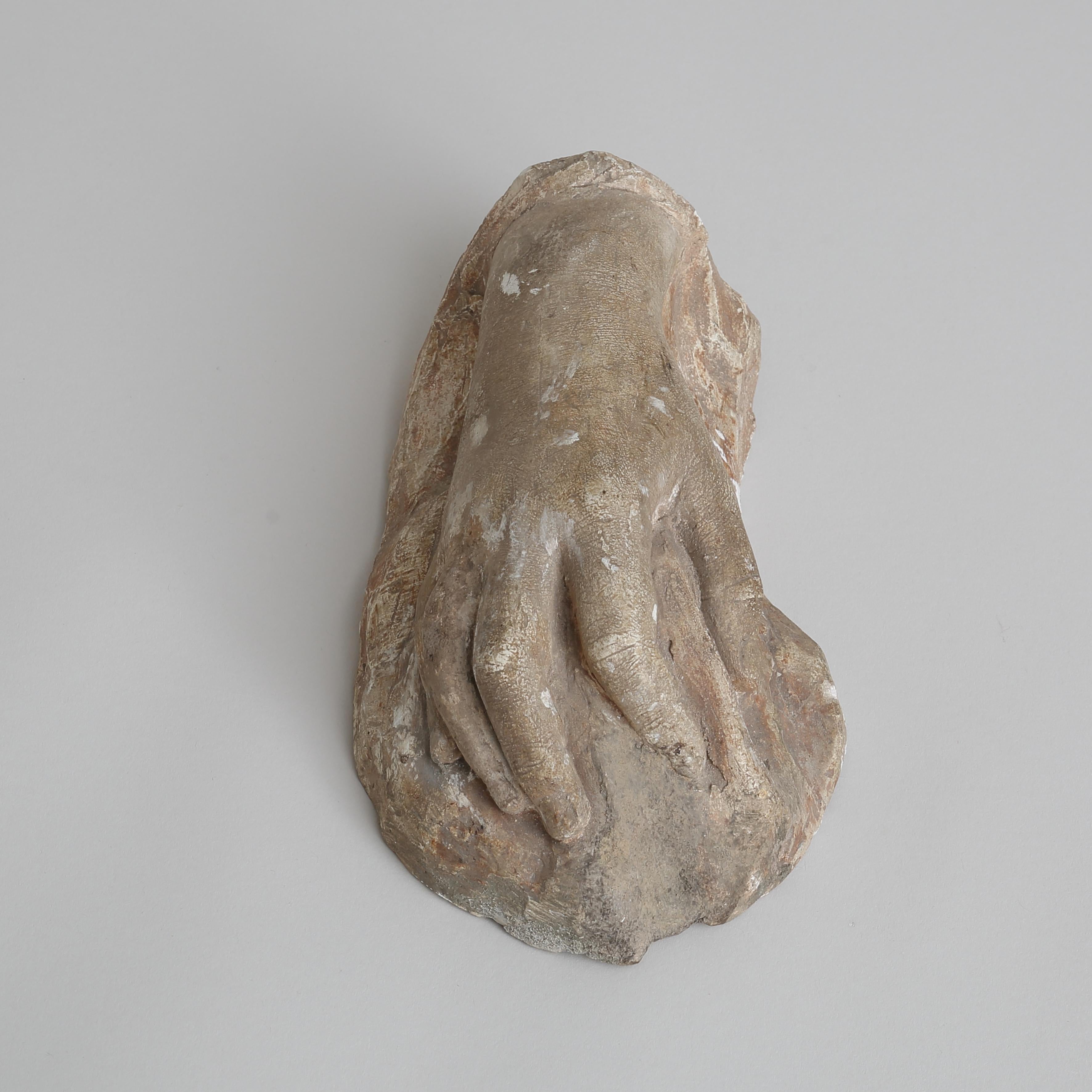 Intonaco Mano in gesso dell'inizio del XX secolo (Italia) in vendita