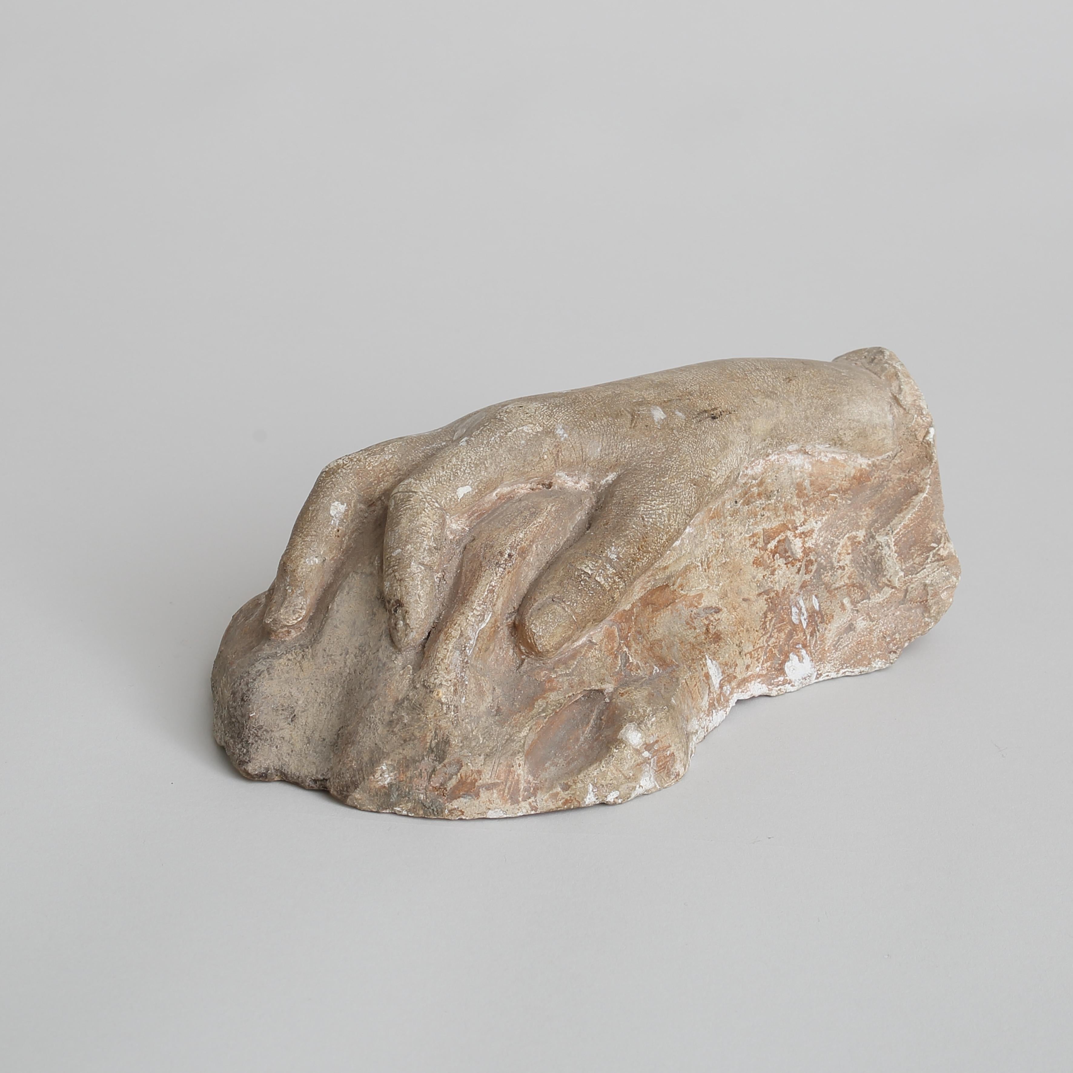 Mano in gesso dell'inizio del XX secolo (Italia) in vendita 2