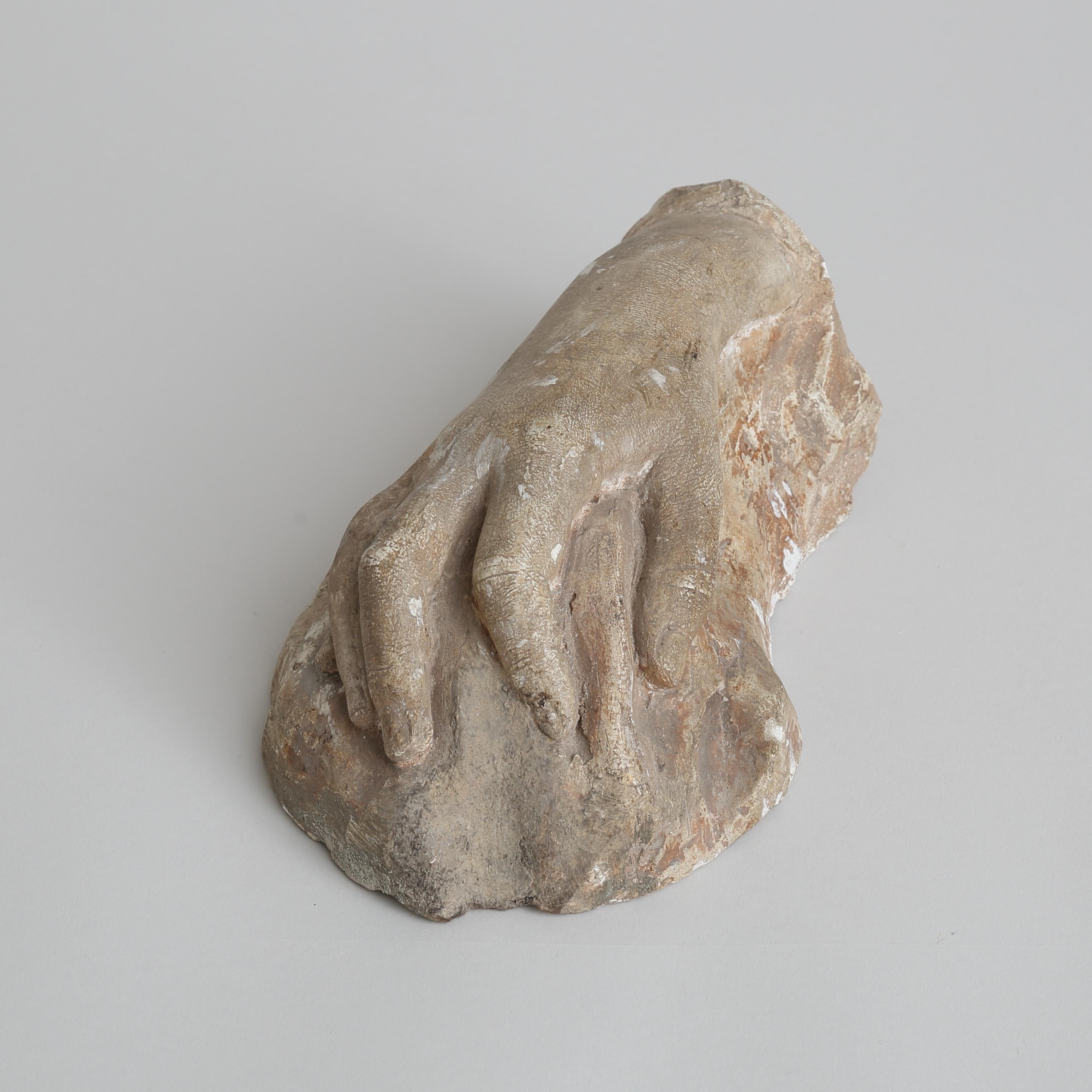 Mano in gesso dell'inizio del XX secolo (Italia) in vendita 4