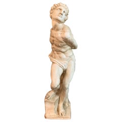Principios del siglo XX  Escultura de escayola  de Esclavo Moribundo, Micchelangelo.