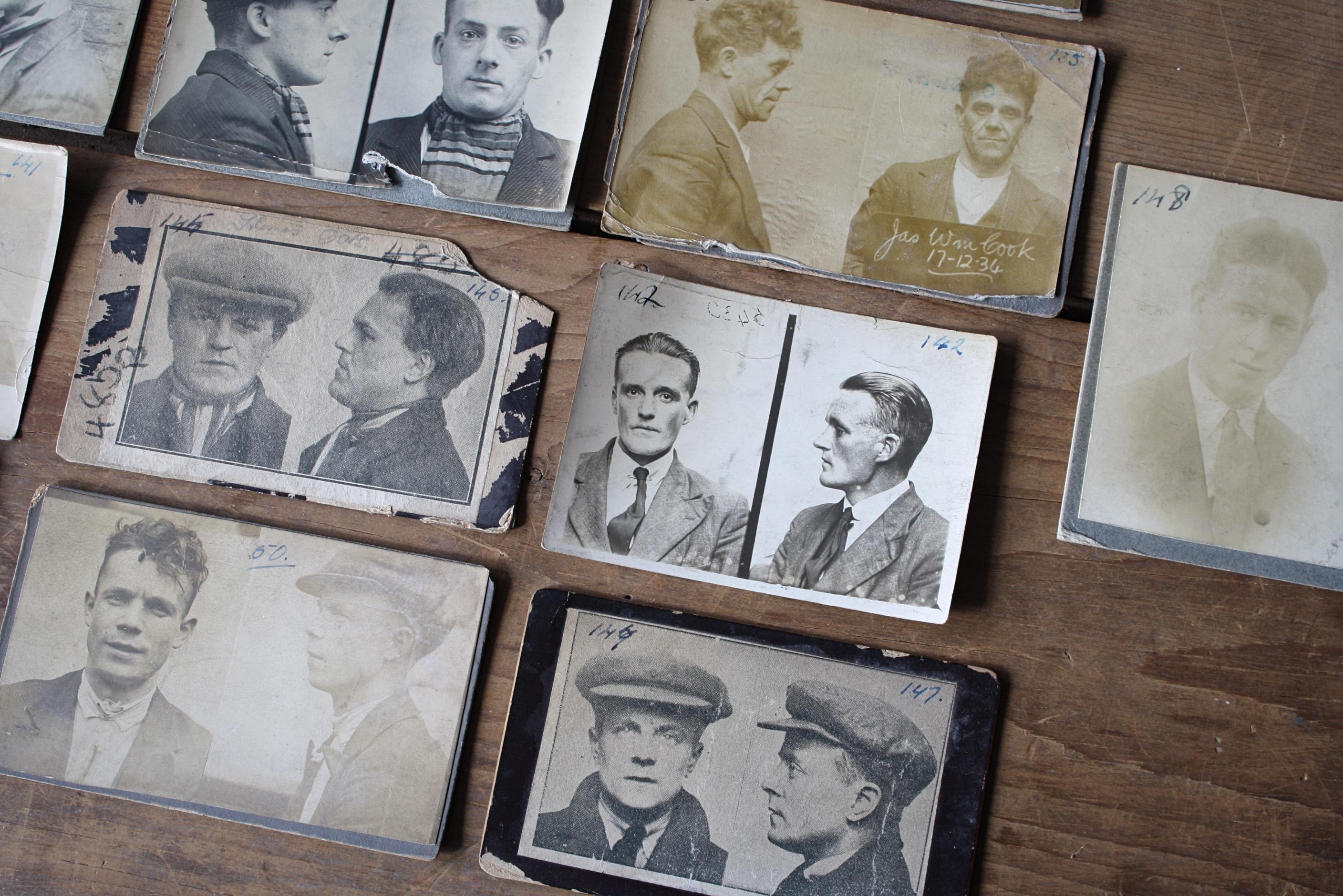 Polizisten Booking-Fotografien des frühen 20. Jahrhunderts, Porträts in Becherform  im Angebot 7