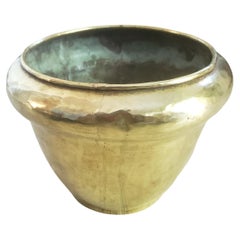 Early 20th Century, Polished Brass Planter Jardiniere 